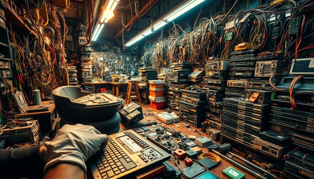 Recycling computer parts