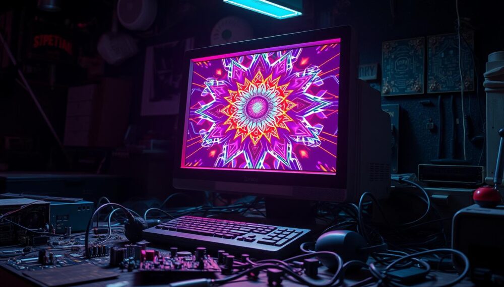 turning old computers to art